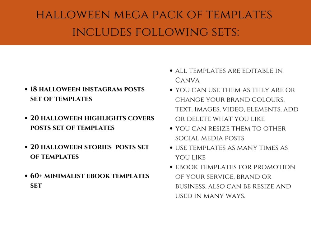 Halloween mega pack bundle