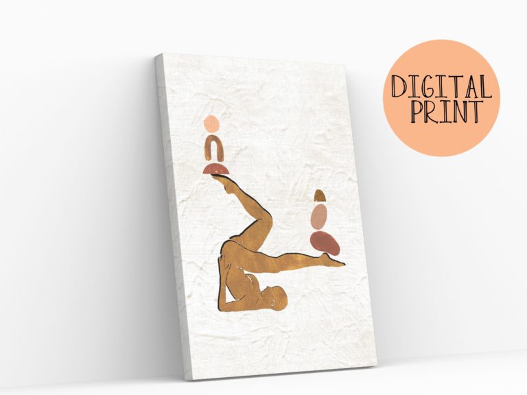 Mystic Celestial Abstract Wall Art Digital Print
