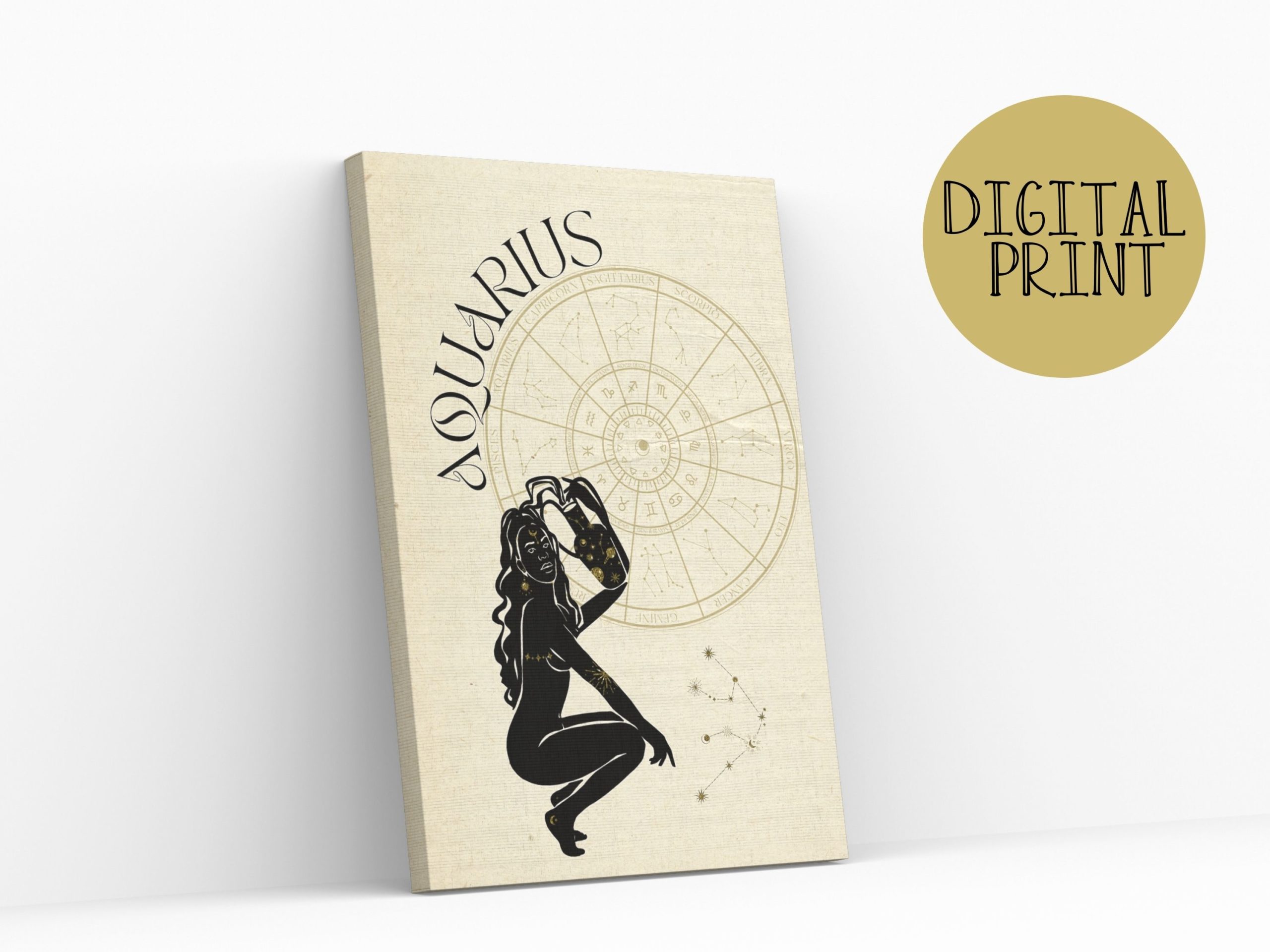 Aquarius Digital Print