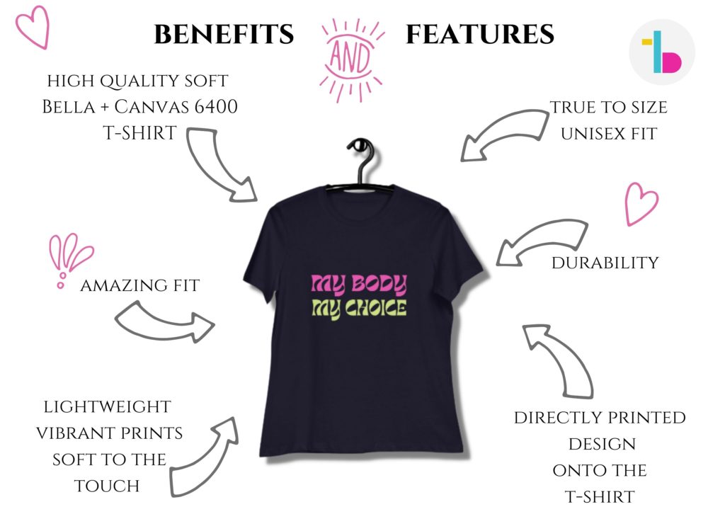 Feminist Rights Tee, Pro Choice T-Shirt