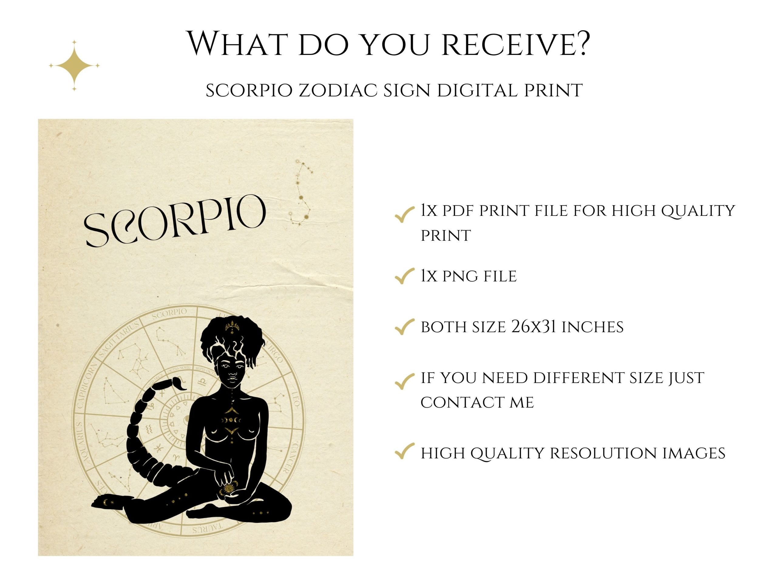 Scorpio Digital Print