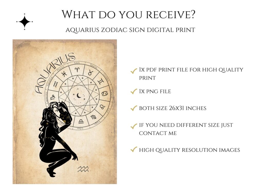 Aquarius Printable
