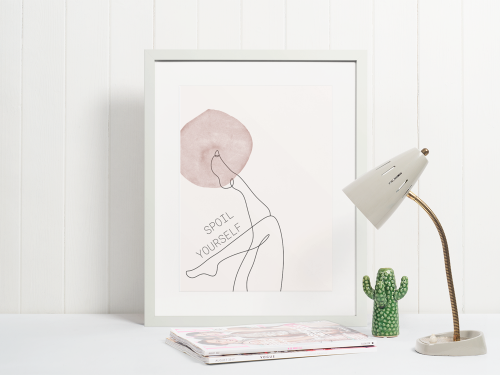 Minimalist Feminine Line Art Print Set