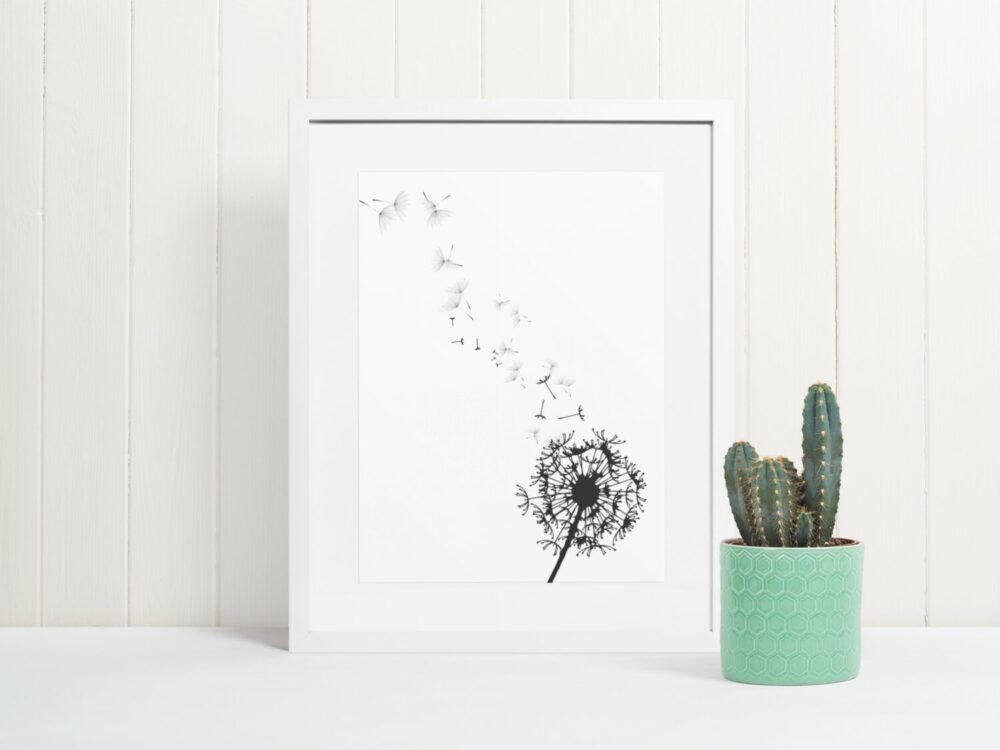 Dandelion Printable Wall Art