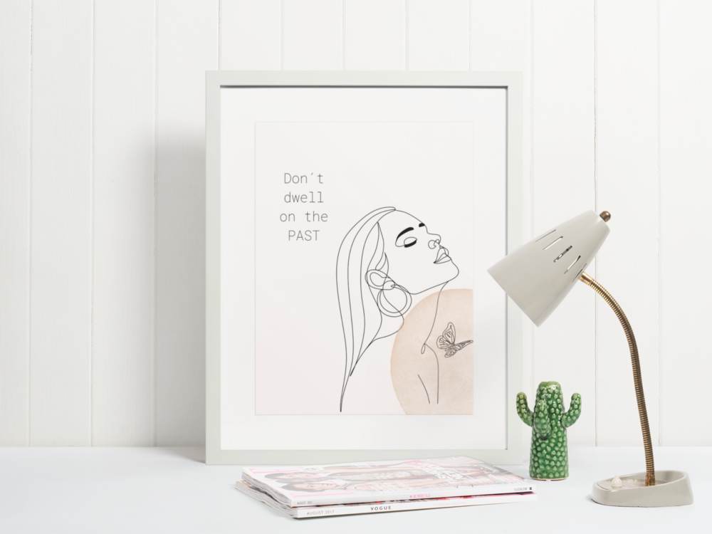 Minimalist Feminine Line Art Print Set