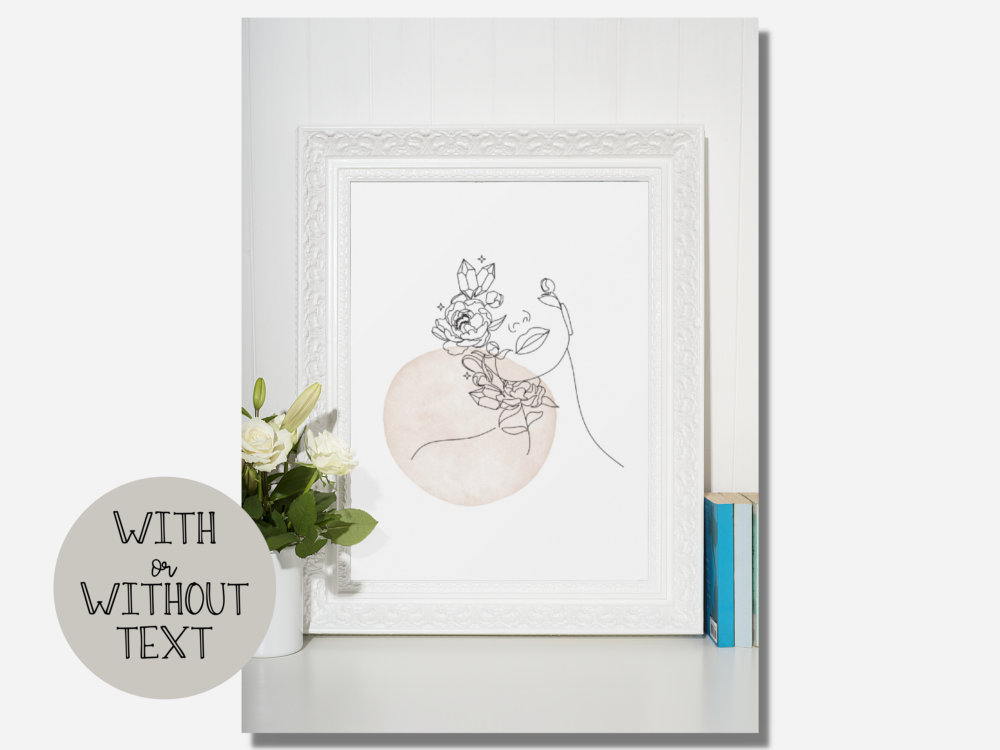 Minimalist Feminine Line Art Print Set