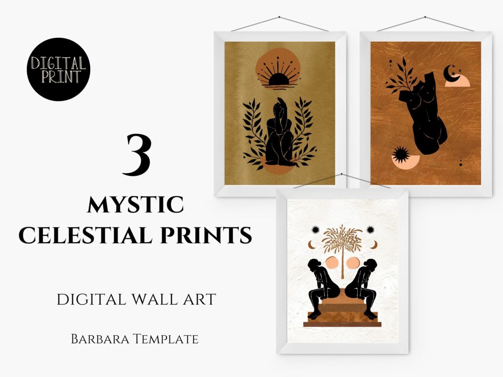 Celestial mystic prints