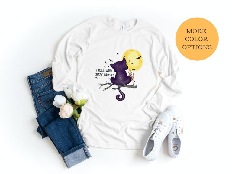 Halloween Cat tee