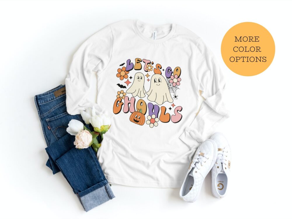 Lets go ghouls cute graphic tee
