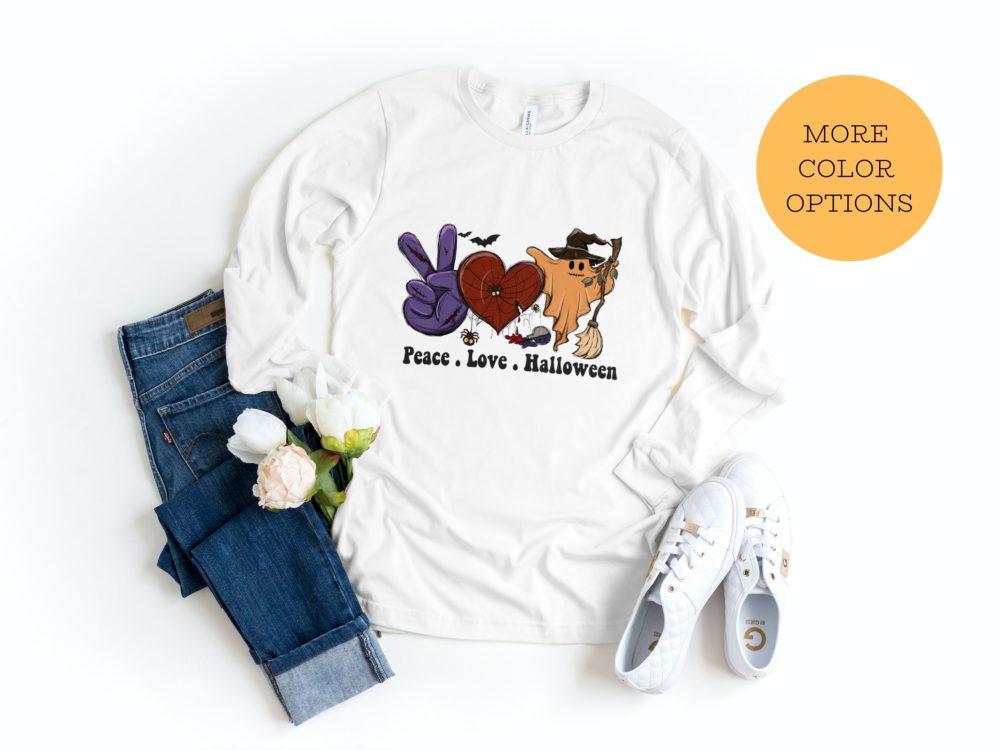 Peace love Halloween shirt