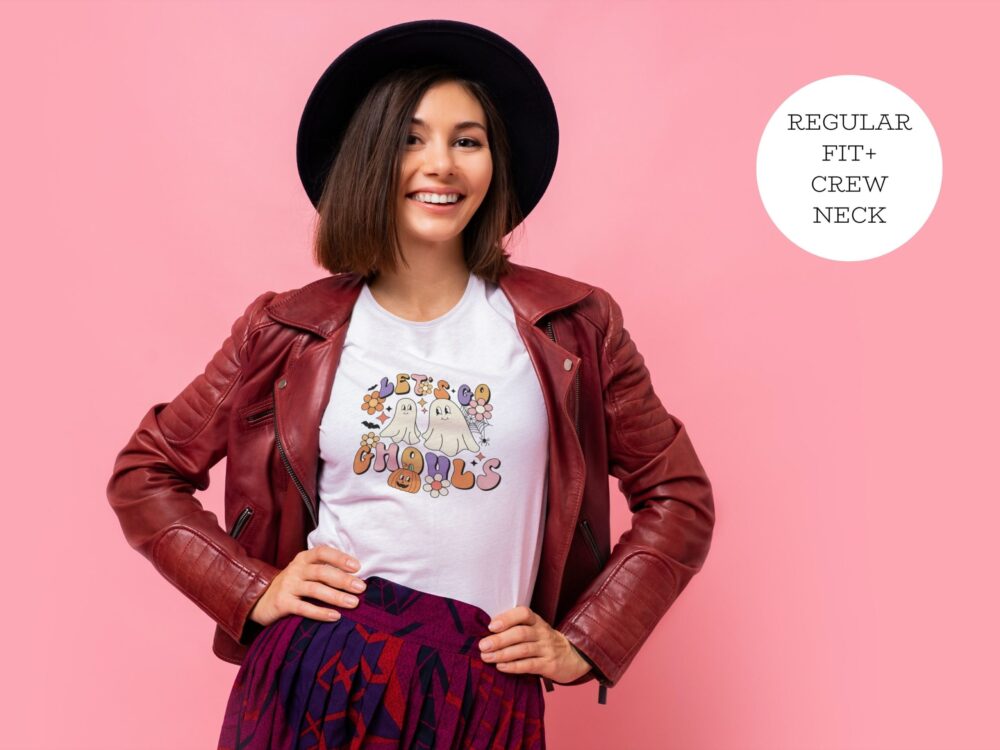 Lets go ghouls cute graphic tee