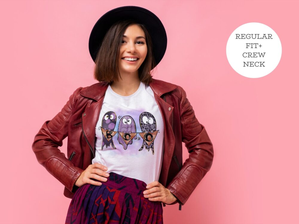 Boo Halloween Graphic Tee, Cute Halloween Shirt