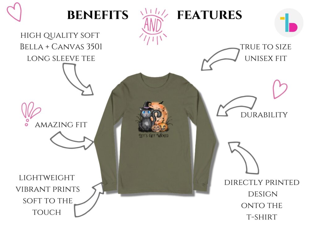 Halloween Black cat t-shirt