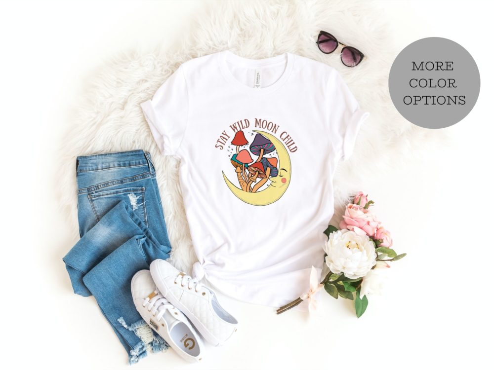 Stay wild moon child aesthetic shirt