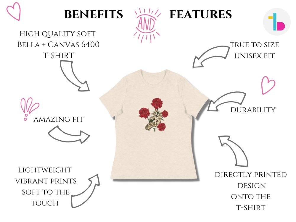 Skeleton hand with roses shirt