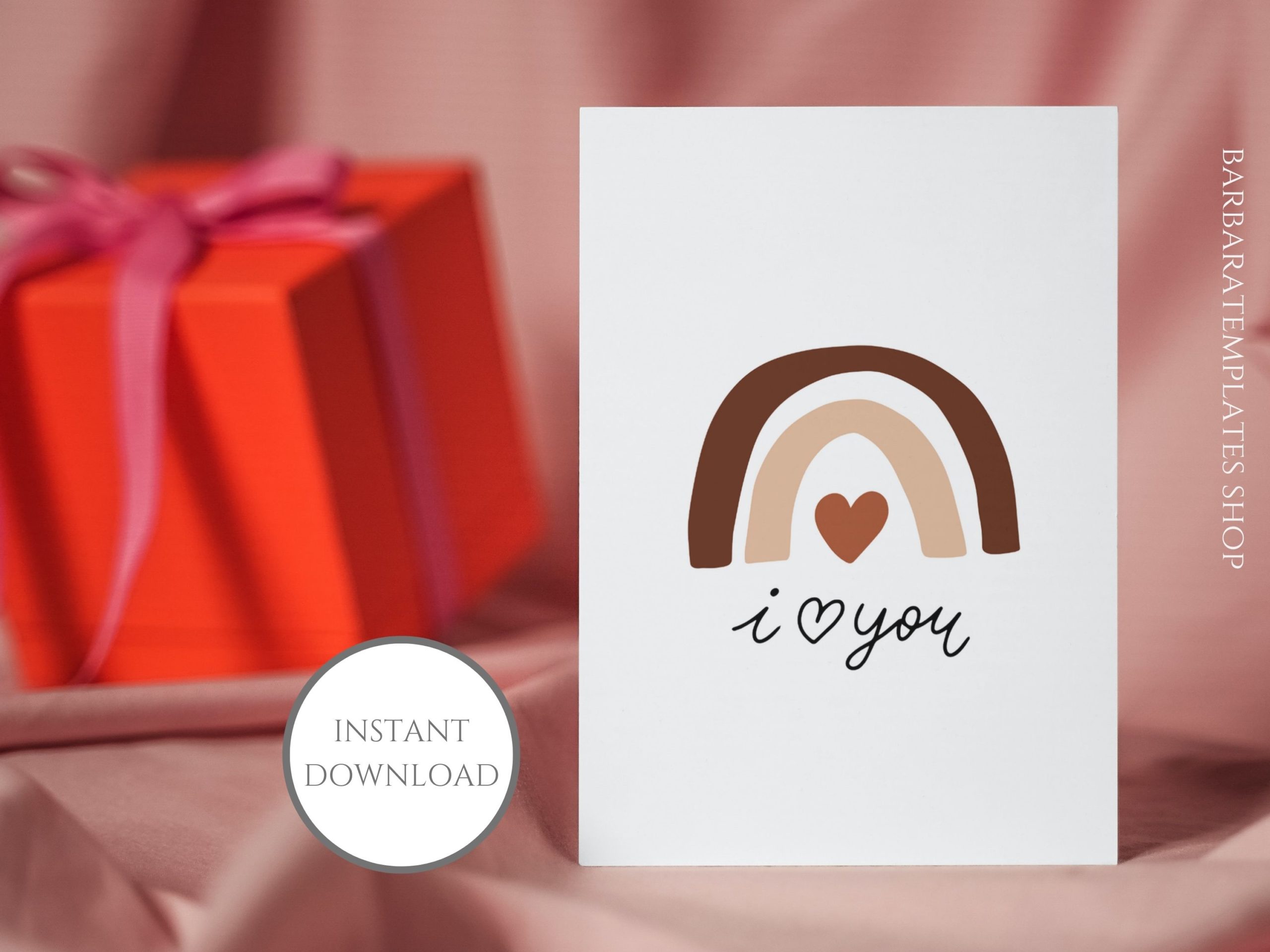 Personalized Valentines Day card