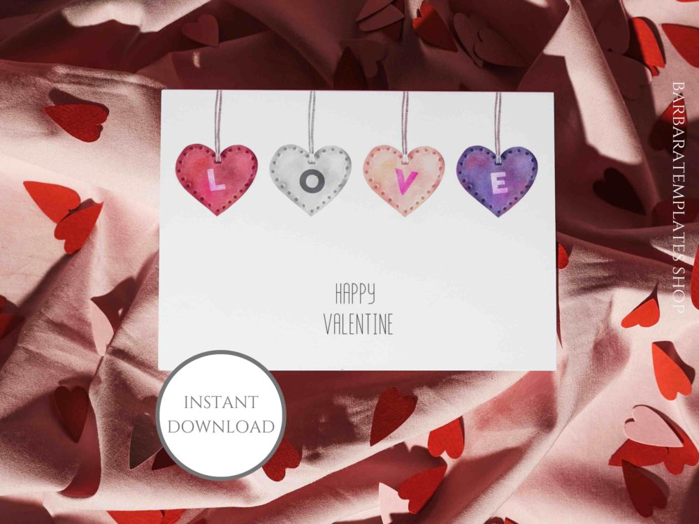 Happy Valentine Personalized Card