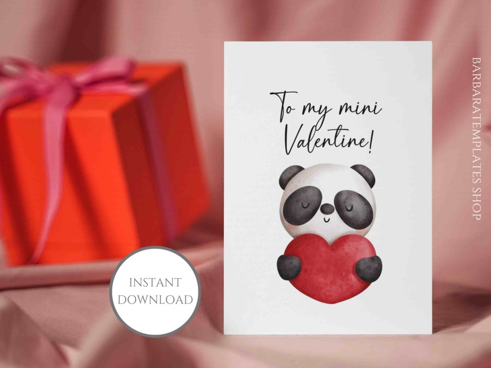To My Mini Valentine Card