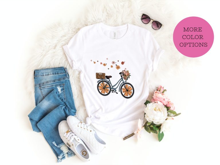 Bicycle womens boho shirt