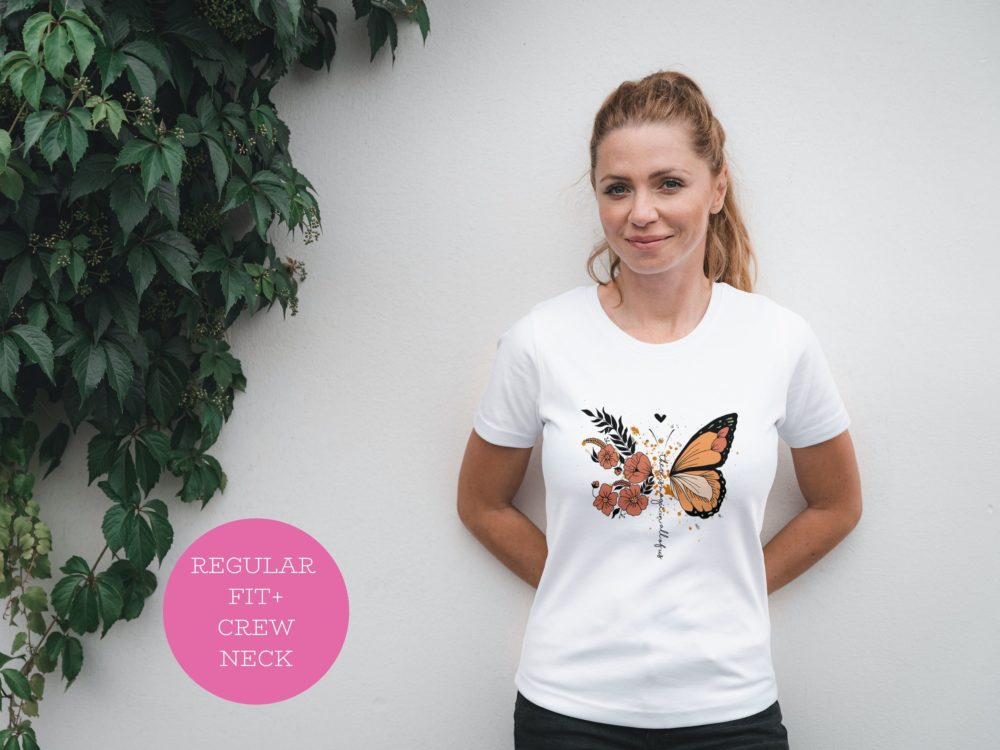 Motivational butterfly t-shirt