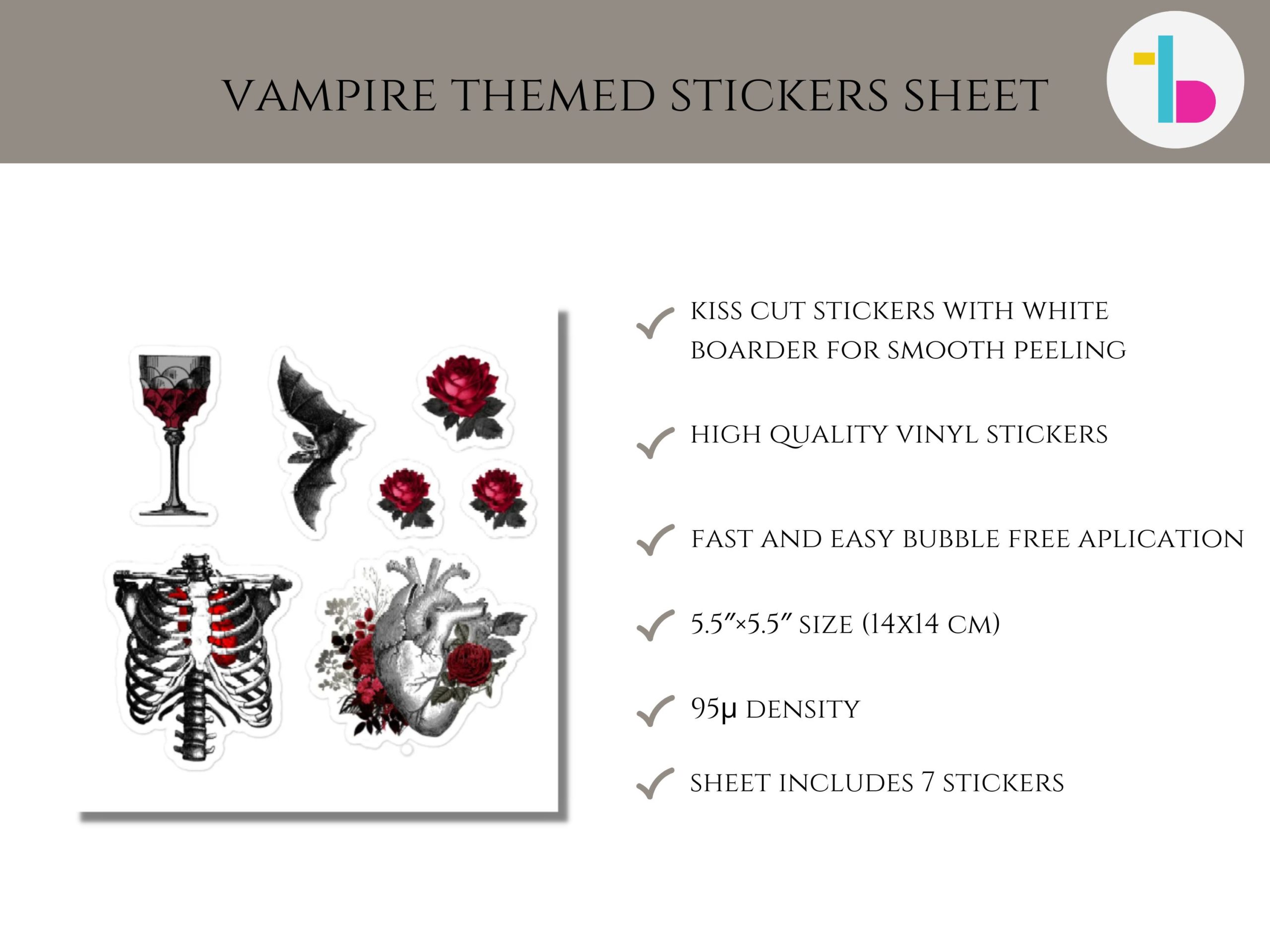 Vampire stickers