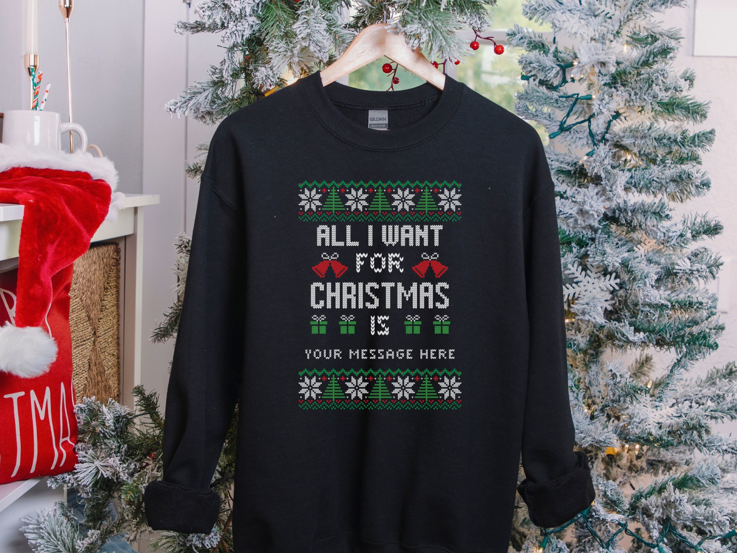 Funny ugly sweater personalized gift