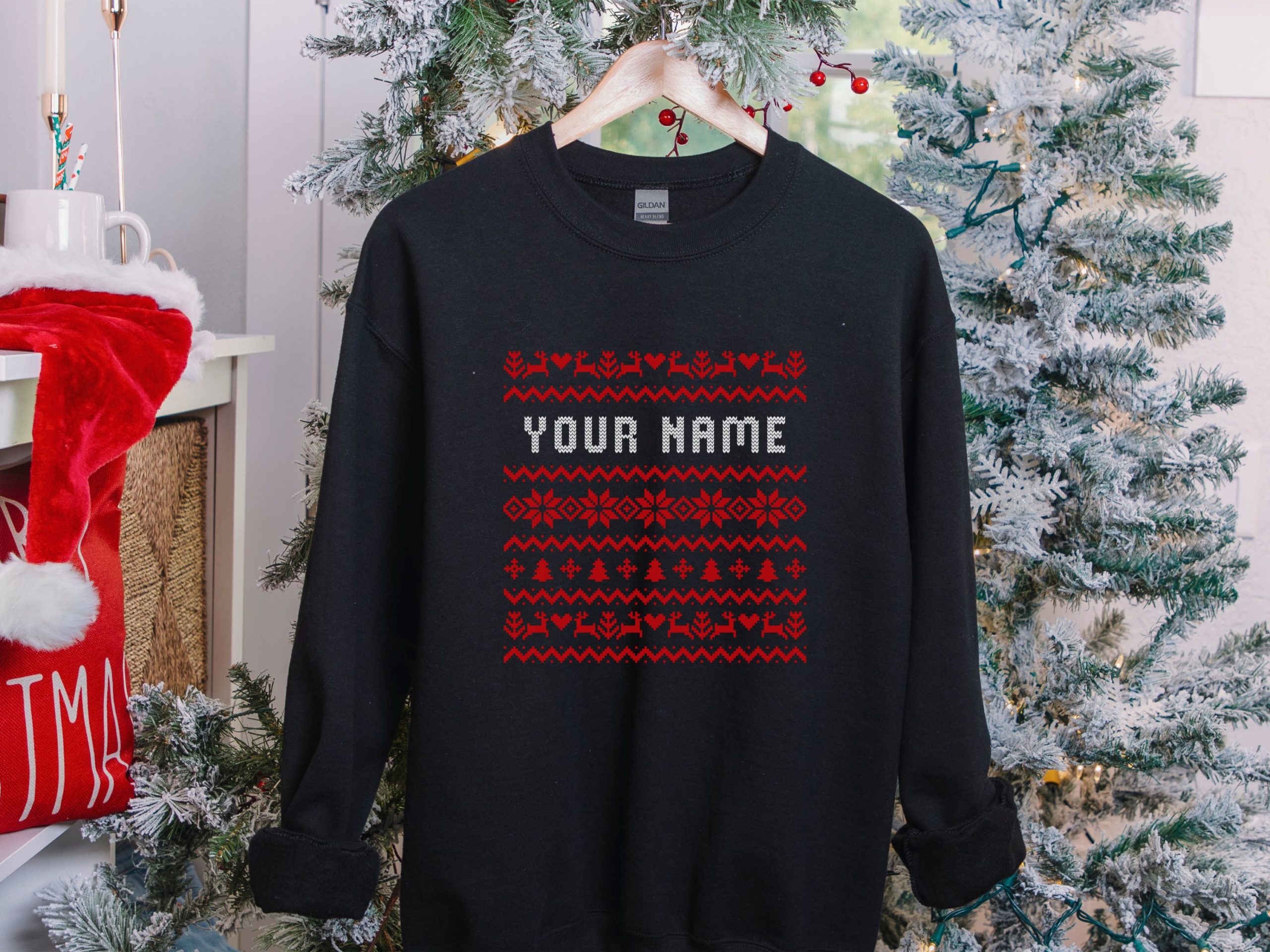 Christmas personalized ugly sweater