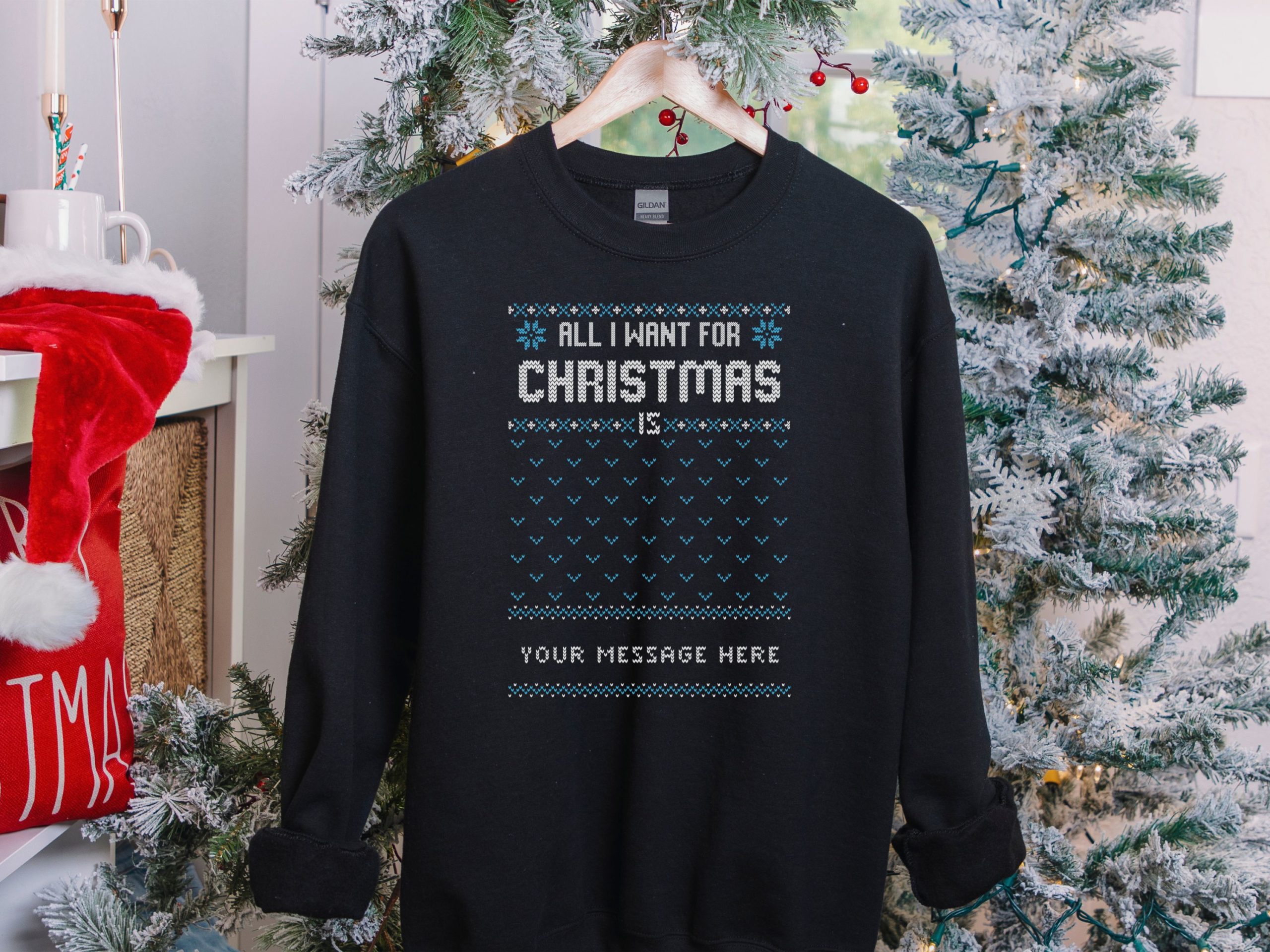 Personalized ugly Christmas sweater