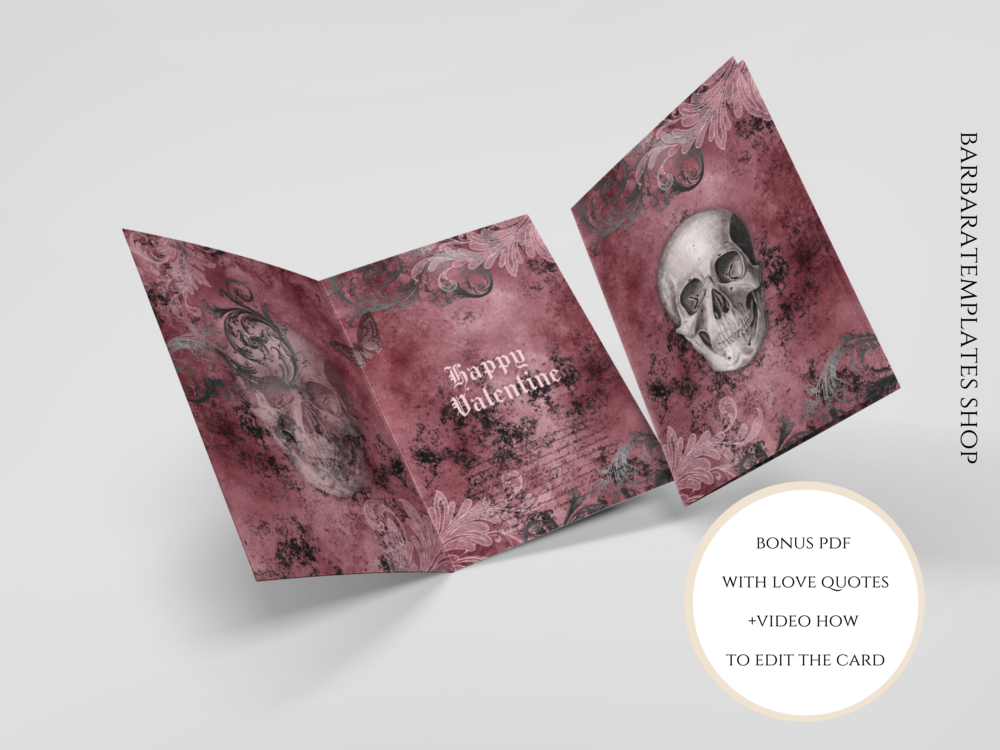 Goth Skull Valentine