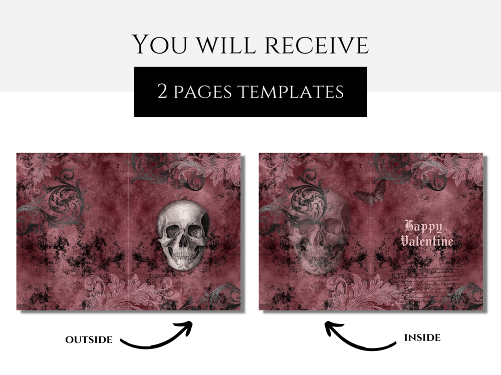 Goth Skull Valentine