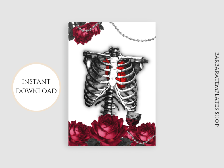 Vampire Goth Printable Love Card