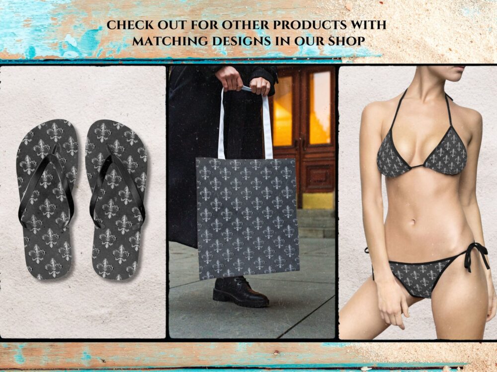 Aesthetic all over print gothic tote bag with black handles