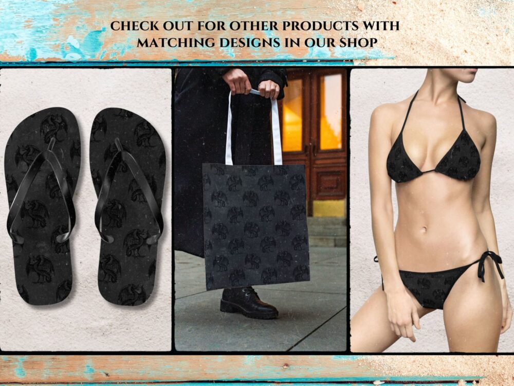 Goth tote bag, Dark academia bag, Goth accessories