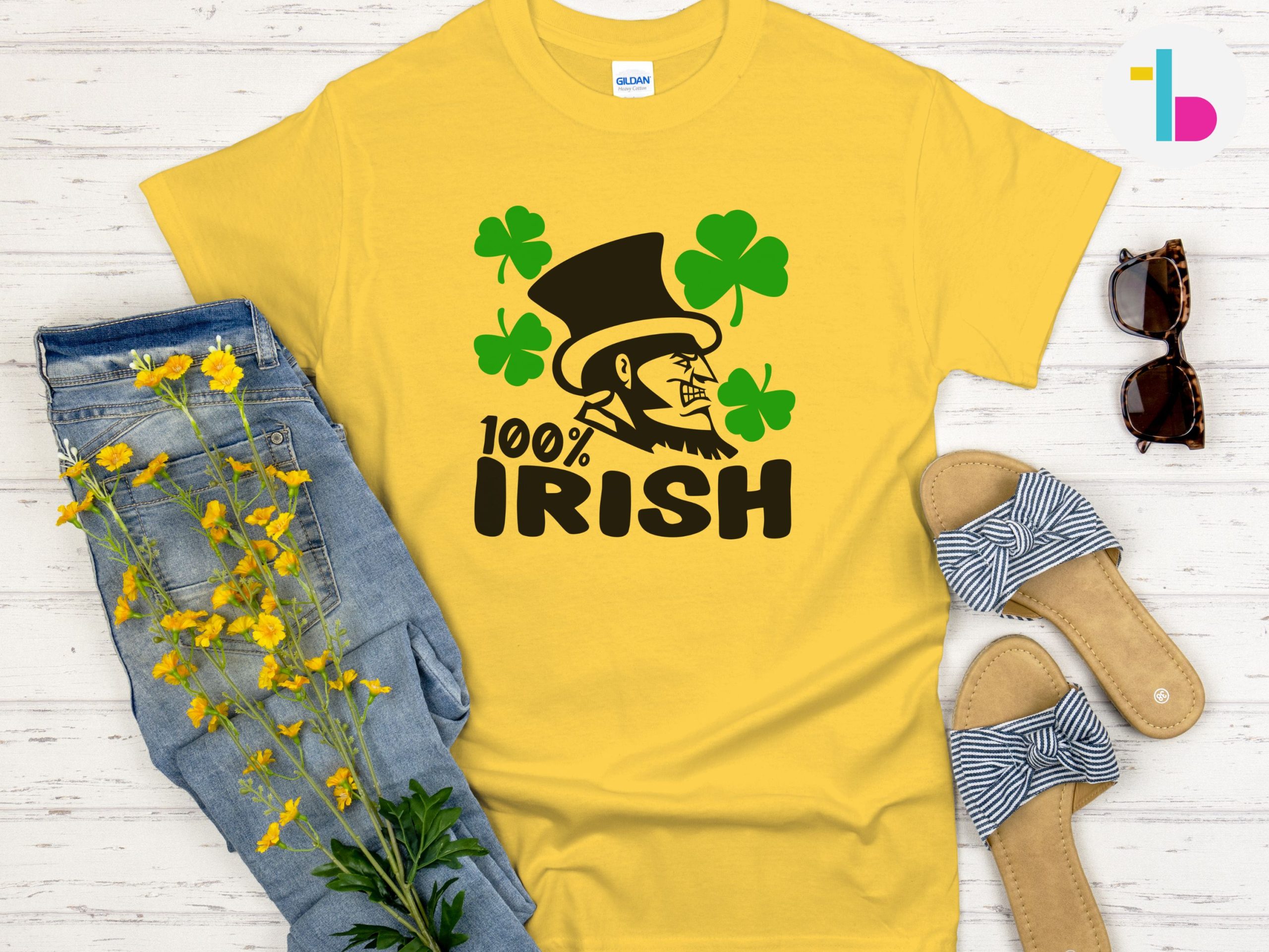 100 percent Irish shirt, St Patricks day shirt funny