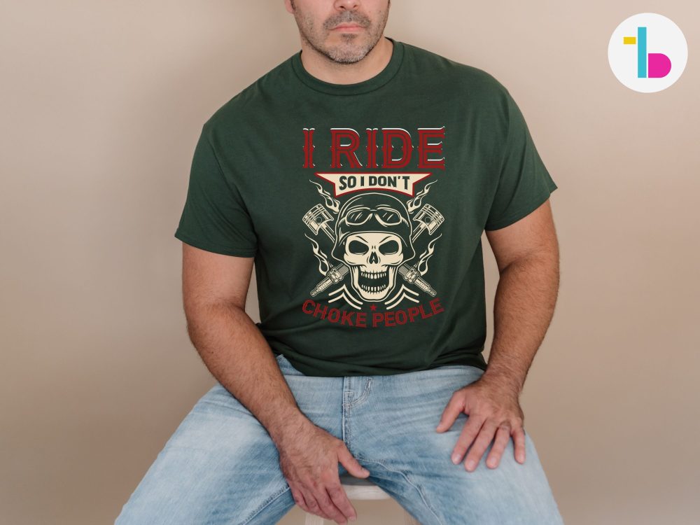 Biker shirt, Motorcycle shirt, Skull shirt, Gift for guys shirt