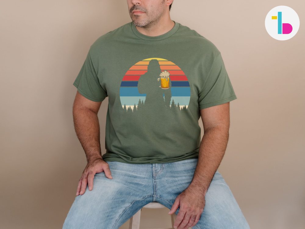 Bigfoot having beer shirt, Beer lover shirt, Beer lover gift