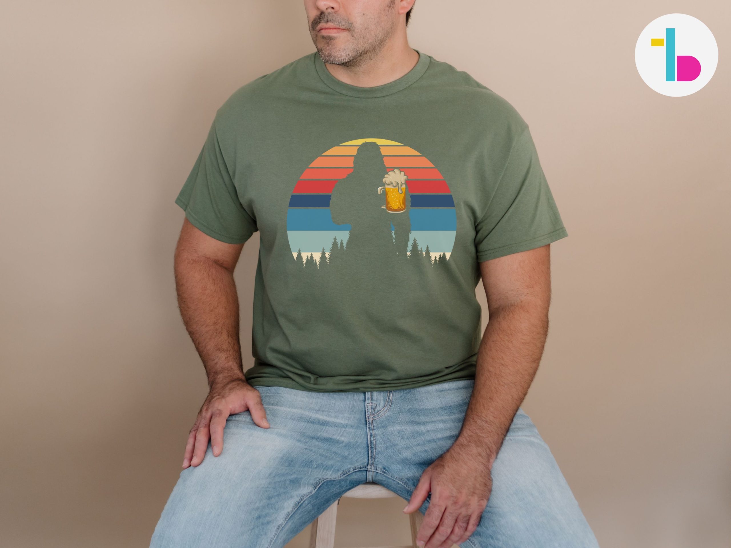 Bigfoot having beer shirt, Beer lover shirt, Beer lover gift