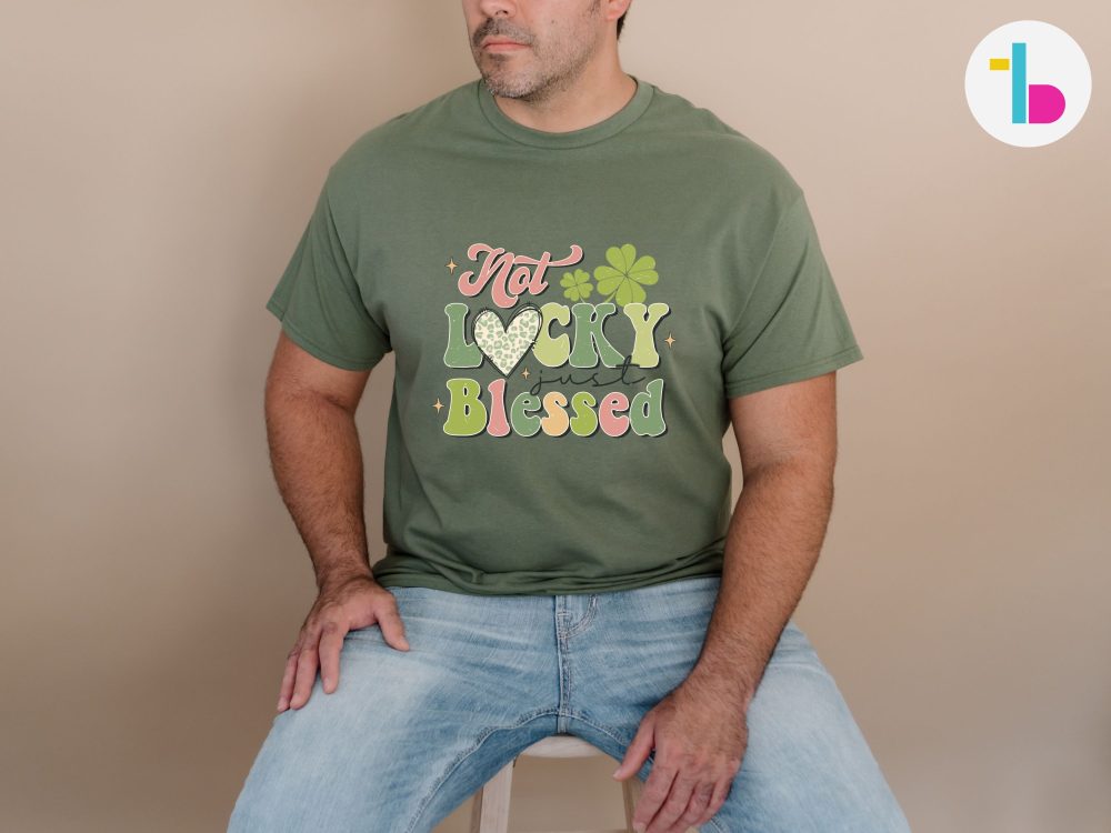Lucky and blessed shirt, St Patricks Day retro shirt