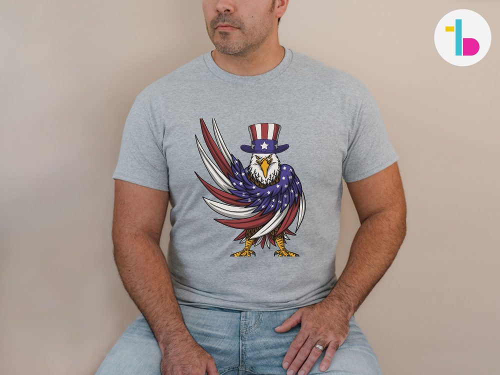 USA eagle shirt, American flag shirt, Patriotic shirt