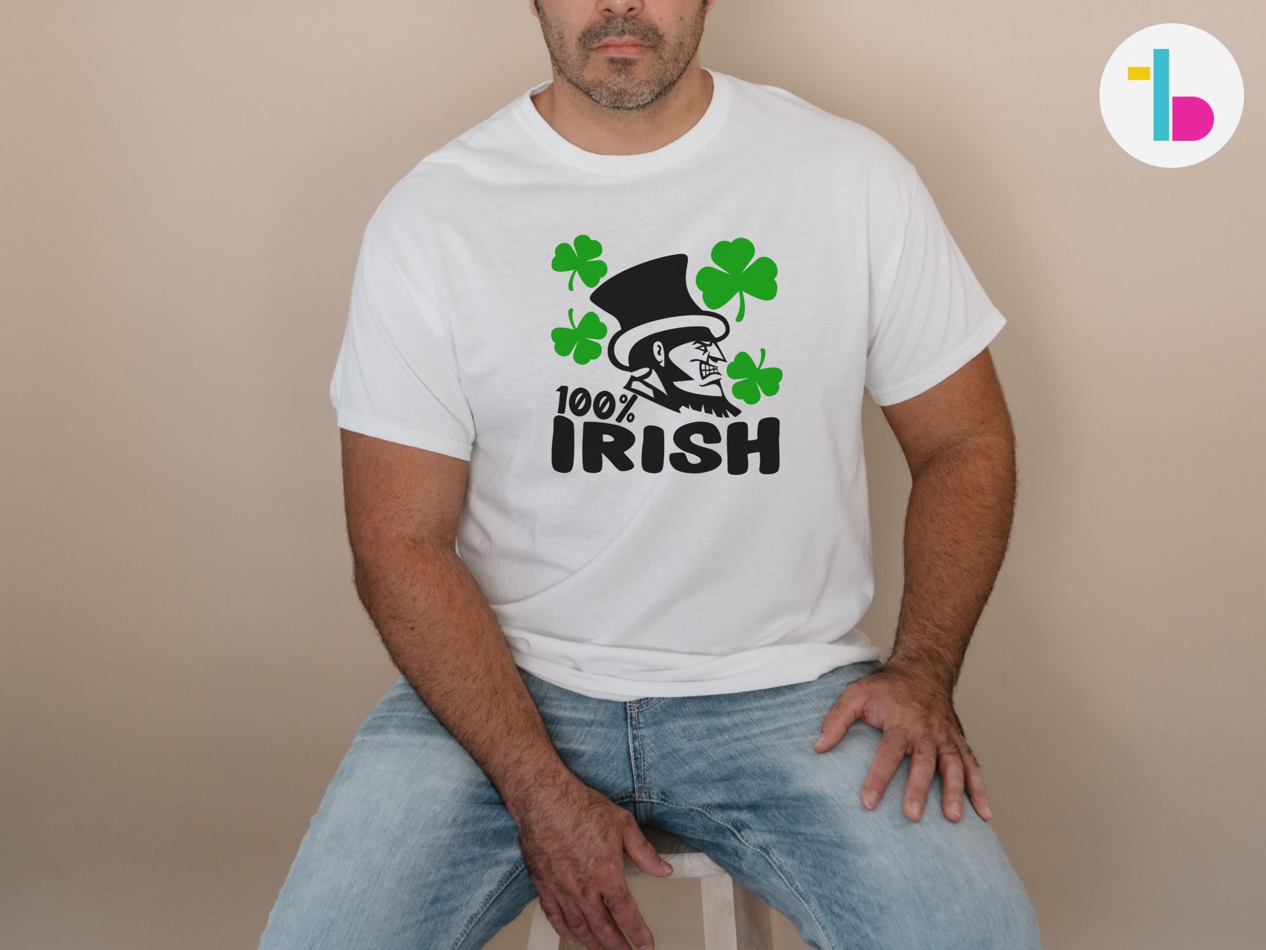 100 percent Irish shirt, St Patricks day shirt funny