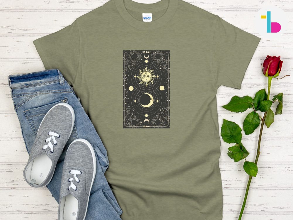 Sun and Moon tshirt, Witchy gifts