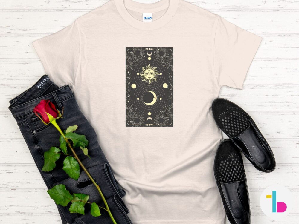 Sun and Moon tshirt, Witchy gifts