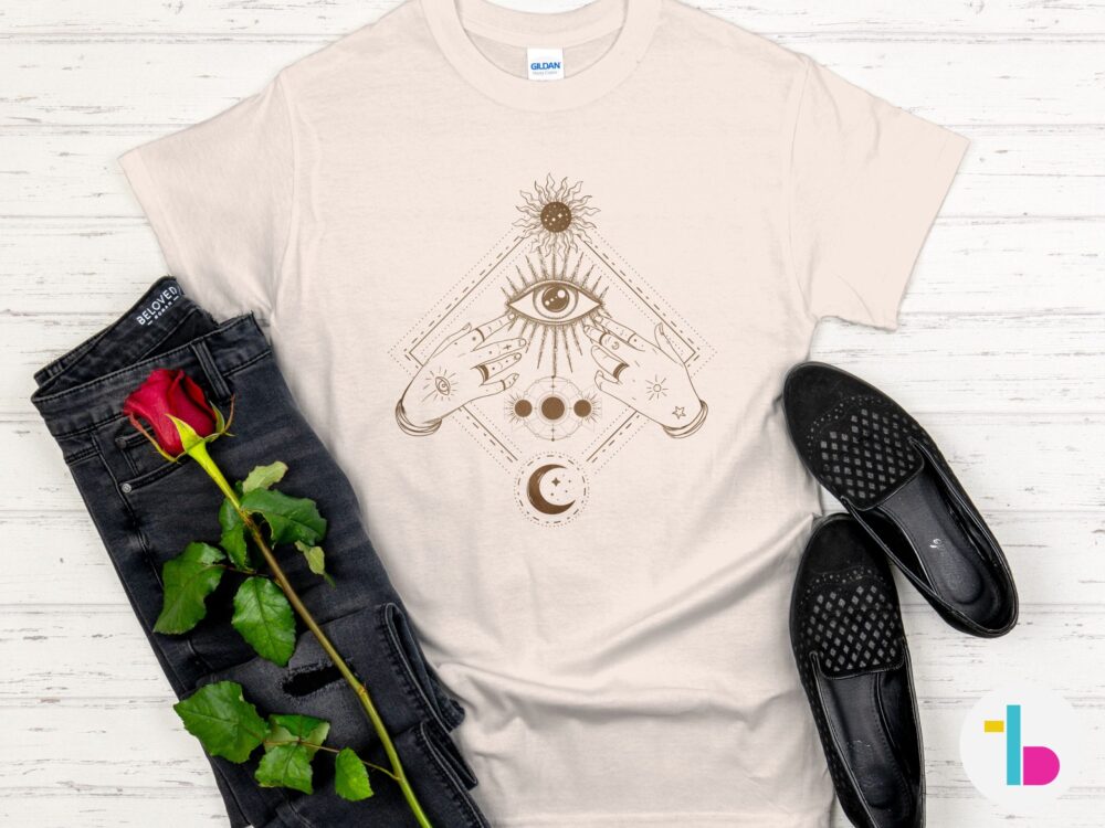 All seeing eye tee, Witchy mama shirt