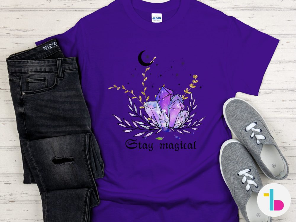 Stay magical tee, Aesthetic crystals shirt