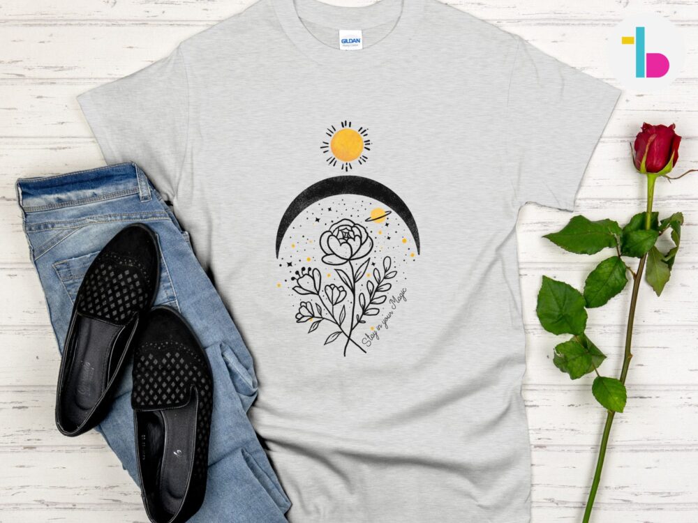Aesthetic womens tshirt, mystical shirt