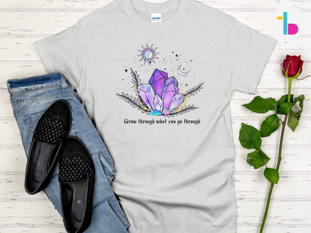 Crystals mystical shirt, Womens inpirational shirt
