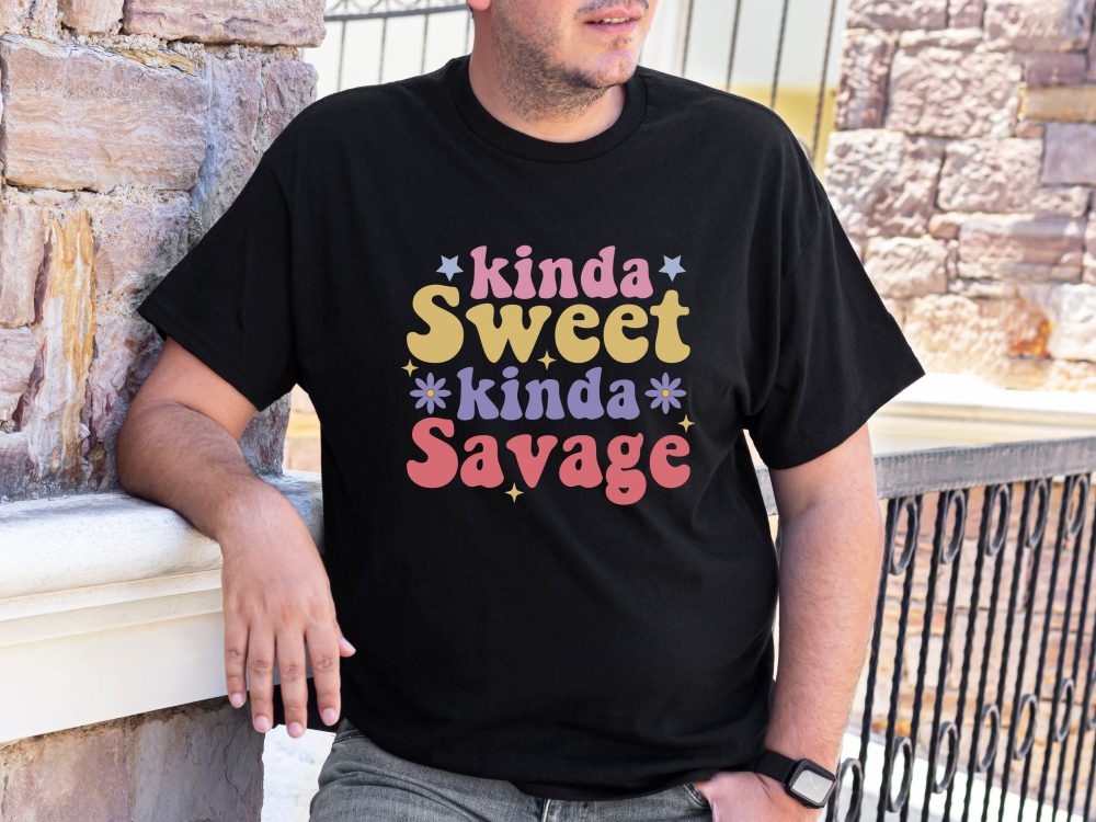Sarcasm gifts, Retro groovy font shirt