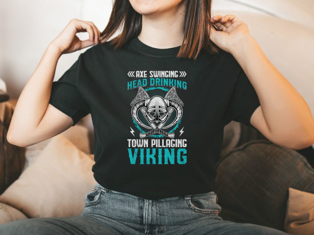 Viking axe, Pagan t-shirt
