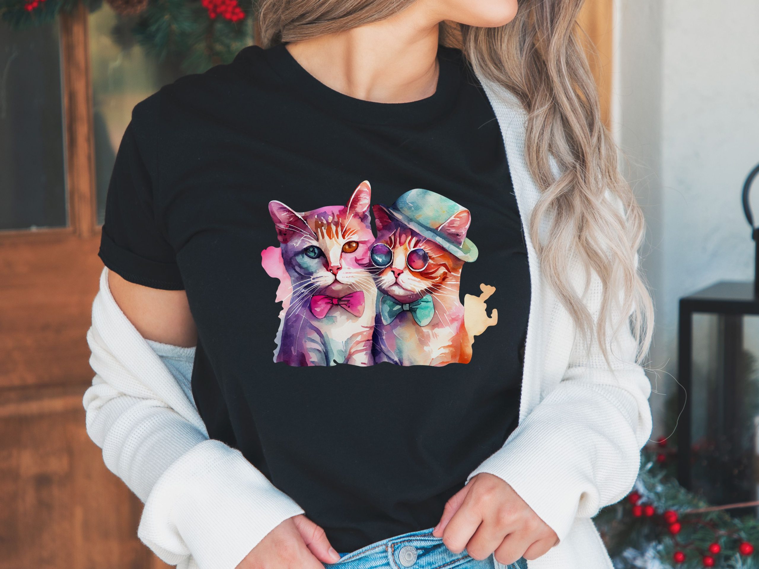 Cute cats t-shirt, Valentine shirt women, Lgbt gifts