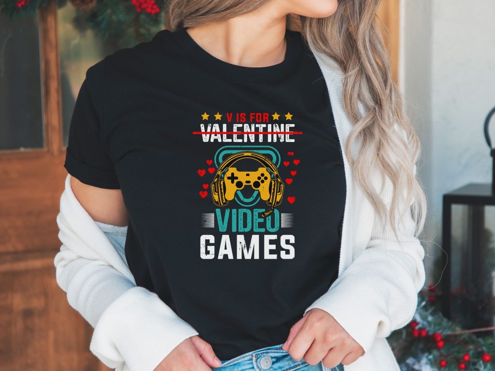 Gamer shirt, Gamer gifts, Valentine day shirt